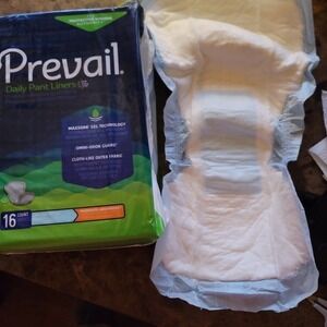 Prevail Daily Pant Liners - White Box Of 96-6 Packs